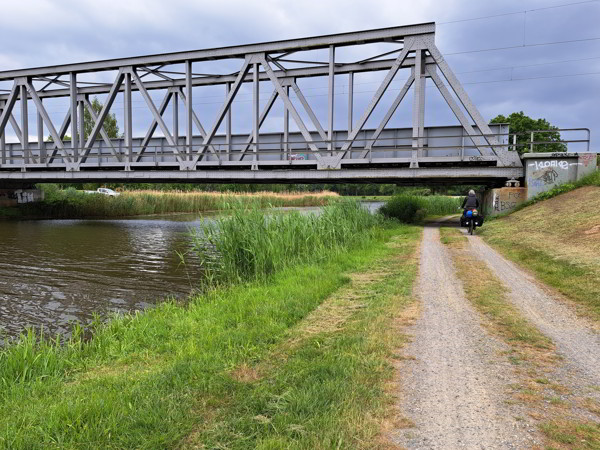 Auf dem Schwarze-Elster Radweg